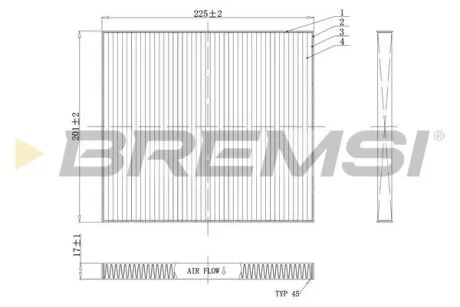 Автозапчасть BREMSI FC0447