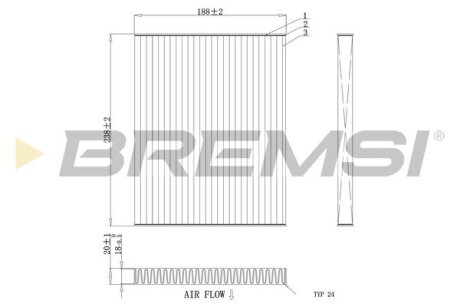 Автозапчасть BREMSI FC0451A