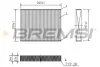 Фільтр салону Ford Transit Connect 1.0/1.6TDCi 13- (вугільний/антибактеріальний) BREMSI FC0459A (фото 1)