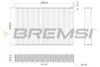 Фільтр салону Nissan Juke/Renault Fluence 10- (антиалергенний) BREMSI FC0885A (фото 1)