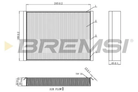 Автозапчасть BREMSI FC0923C
