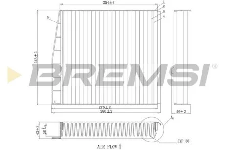 Автозапчасть BREMSI FC0976