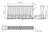 Фільтр салону Citroen C5/C6/Peugeot 407 04- (вугільний) FC0997C