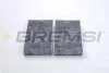 Фільтр салону Honda Civic 00-06/CR-V 01-12 (вугільний) (к-кт 2 шт.) BREMSI FC1325C (фото 1)
