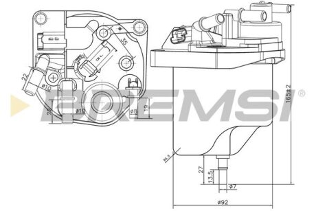 Фільтр паливний Citroen Berlingo 1.6 HDi 08- BREMSI FE0222