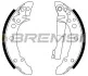 Тормозные колодки зад. Golf I/II/Passat/Polo/Audi 80 &gt;01 (ATE) BREMSI GF0016 (фото 1)