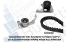 Комплект ГРМ Scudo/Jumpy/Berlingo/Expert/Partner 1.9D (XUD9) 98- BUGATTI BKCD0123 (фото 1)