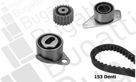 Комплект ГРМ 1.9D LAGUNA I/MEGANE I/SCENIC I/VOLVO V40 97-03 BUGATTI BKCD0383