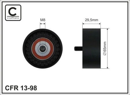 Ролик A6112000670 MERCEDES CAFFARO 13-98