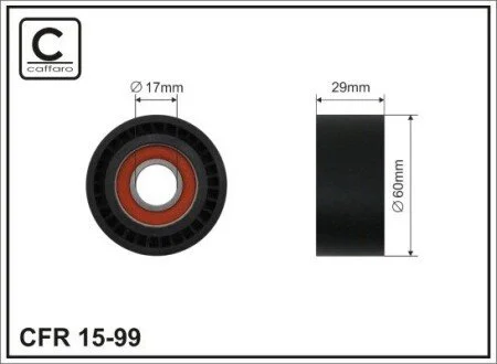 Ролик 11287789020 BMW CAFFARO 15-99