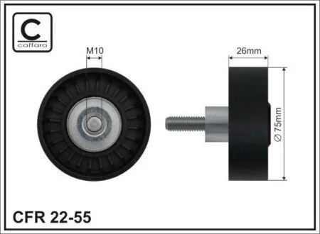 Обвідний ролик 11287516847 BMW CAFFARO 22-55