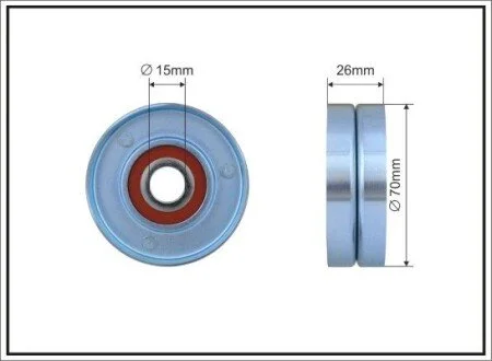 Ролик 11282248483 BMW CAFFARO 254-00
