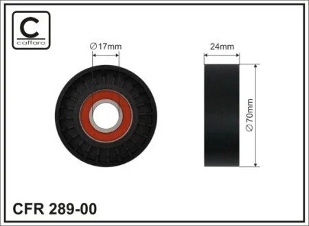 Натяжний ролик CAFFARO 289-00