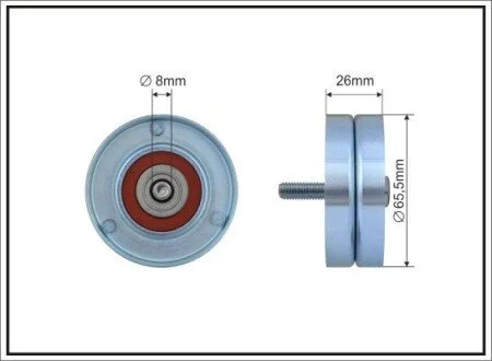 ROLKA PASKA ALTERN. CITROEN C5/C8/XANTIA II PEUGEOT 406/407/605/607/807 CAFFARO 39458