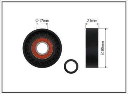Ролик 64557786706 BMW CAFFARO 468-40