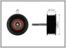 64x17x26 Ролик DB E W211, S220, M W163 400CDI 06.00- 500028