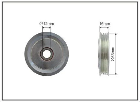 Ролик 1663021020 TOYOTA / LEXUS CAFFARO 500093