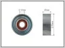 Ролик натяжний 70x17x28 metal 500097