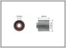 29x8x29 metal Ролік паразитний ГРМ Audi/VW 2,0FSI/TFSI 04- 500117