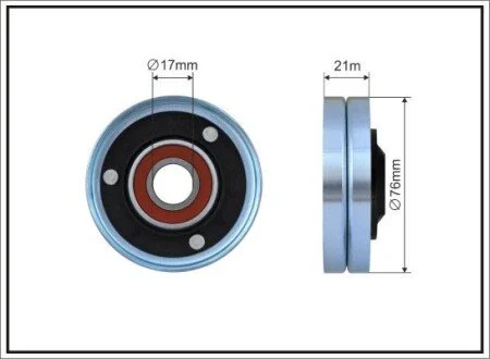 ROLKA PROWADZҐCA VW CAFFARO 500438