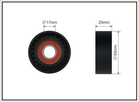 ROLKA NAPINACZA 65X17X25 CAFFARO 500659