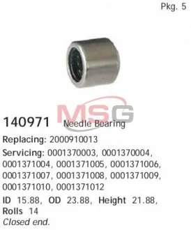 Фото 1 - подшипник игольчатый CARGO 140971 Подшипник игольчатый CARGO 140971 (фото 1)