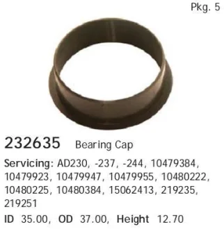 Защита подшипника пластиковая CARGO 232635