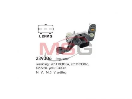 Реле-регулятор Ford FORD Transit \'\'00>> CARGO 239306