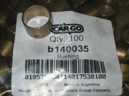 Втулка стартера CARGO B140035
