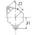 Генератор (14В, 110А, новий) FORD FOCUS I, MAVERICK MAZDA TRIBUTE 2.0 03.00- CARGO F032112958 (фото 3)