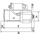 Стартер (24В, 5,5кВт, новий) RVI C, D, K, T VOLVO FH II, FH III, FM, FM II, FM III, FMX, FMX II, FMX III D11A-330-G13C460 09.05- CARGO F032116374 (фото 3)