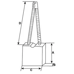 Щітка генератора CARGO F032900335