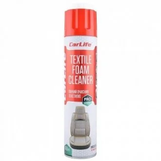 Пінний очисник текстилю. CARLIFE TEXTILE FOAM CLEANER 650ml CarLife CF651