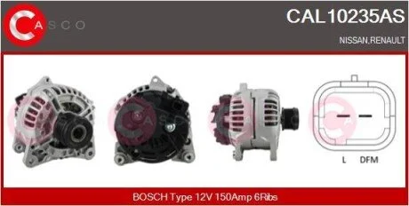 Генератор CASCO CAL10235AS