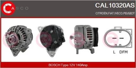 Генератор CASCO CAL10320AS