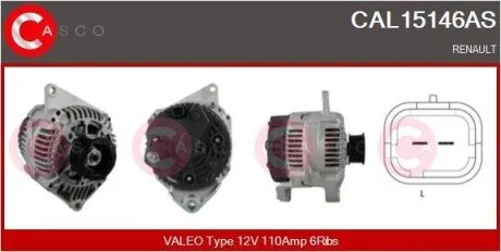 Генератор CASCO CAL15146AS