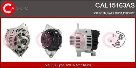 Генератор CASCO CAL15163AS
