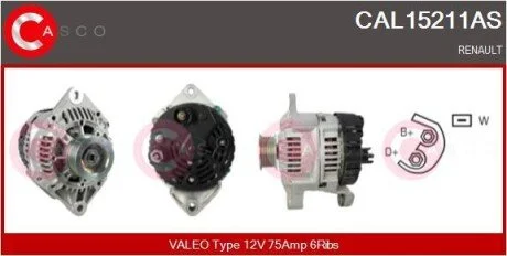 Генератор CASCO CAL15211AS
