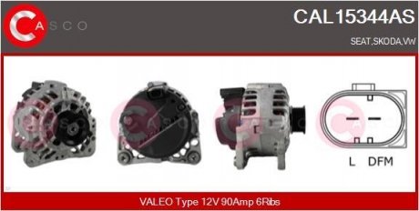 ALTERNATOR 12V 90A CASCO CAL15344AS