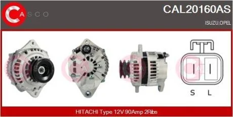 Генератор CASCO CAL20160AS