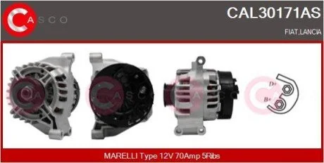 ALTERNATOR 12V 70A CASCO CAL30171AS