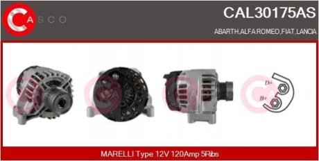 ALTERNATOR 12V 120A CASCO CAL30175AS