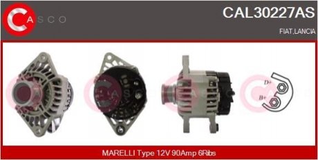 ALTERNATOR 12V 90A CASCO CAL30227AS (фото 1)