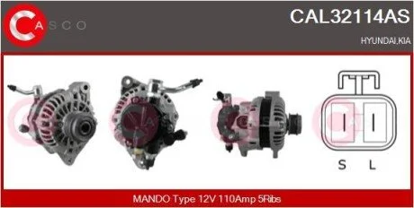 Генератор CASCO CAL32114AS