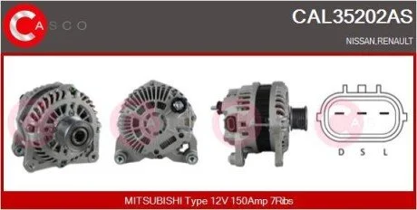 Генератор CASCO CAL35202AS