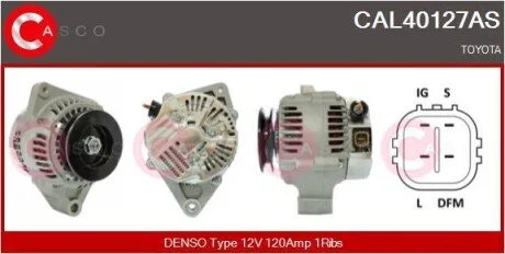 Генератор CASCO CAL40127AS