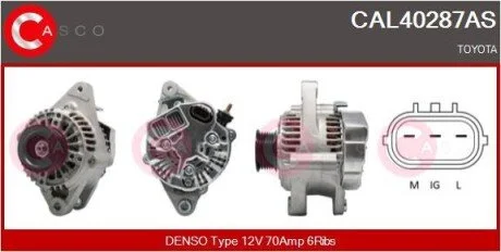 Генератор CASCO CAL40287AS