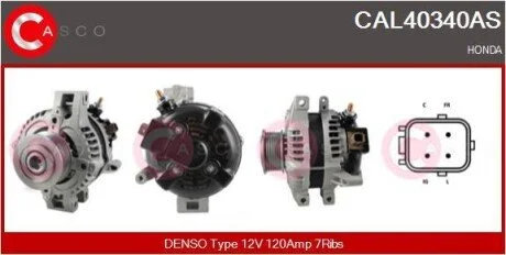 Генератор CASCO CAL40340AS (фото 1)