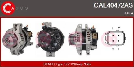 Генератор CASCO CAL40472AS (фото 1)