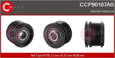 Шків CASCO CCP90107AS